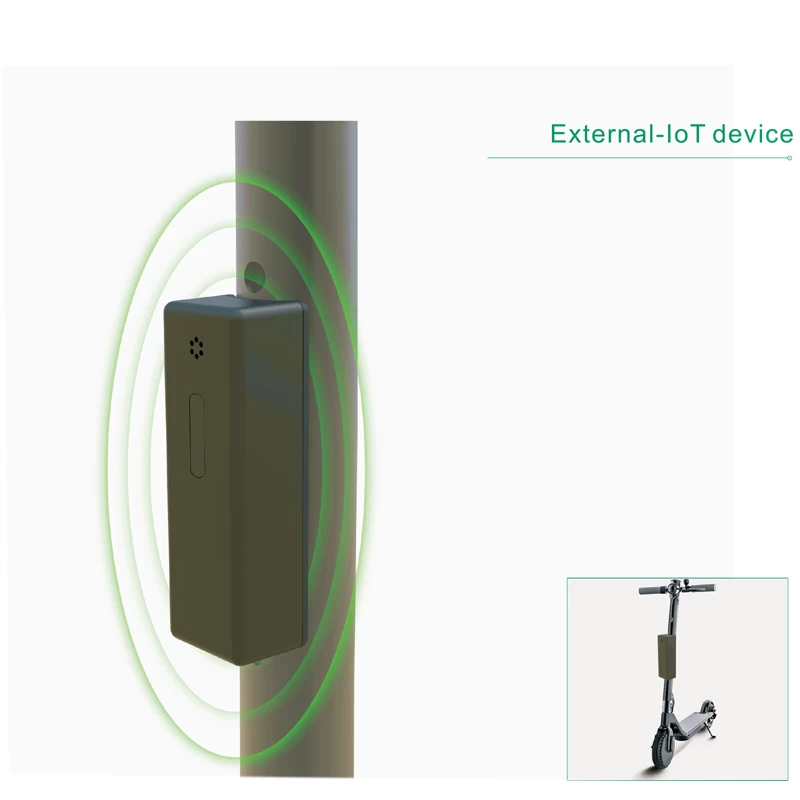 Dispositivo IOT externo Smart 2G 3G 4G GPS iOT Modelo para scooter de alquiler Scooters eléctricos compartidos