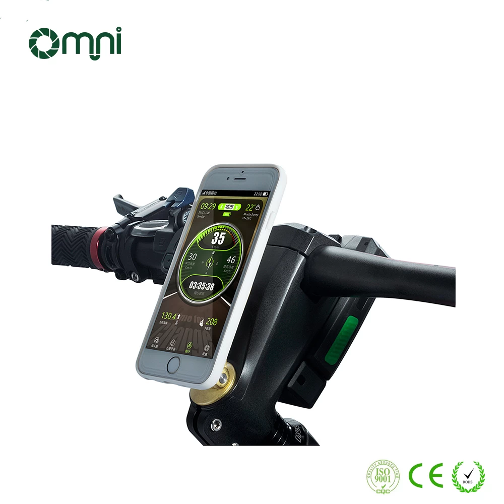 Anti-theft smart bicycle stem with gps tracker and speedometer and power bank