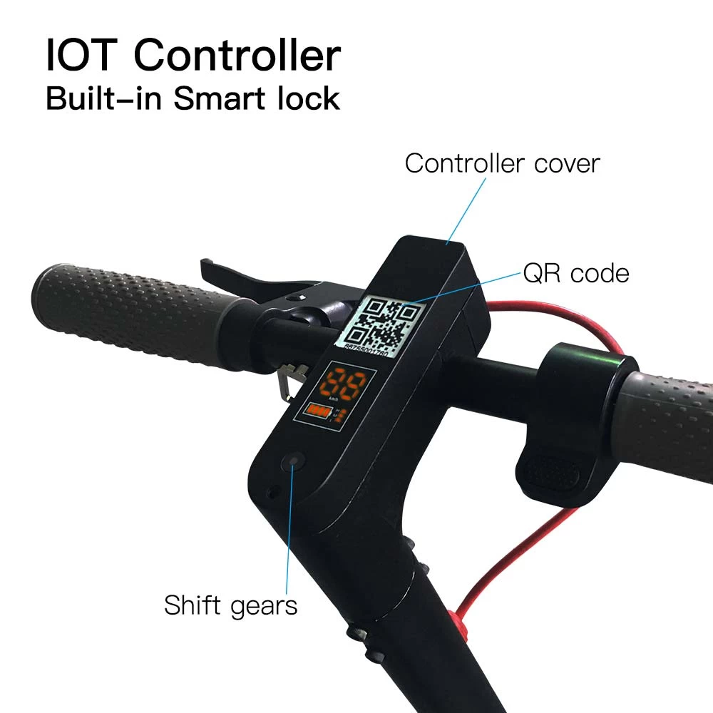 Solução de compartilhamento de scooter elétrico Bloqueio inteligente anti-roubo 3G 4G bloqueio de scooter elétrico controlado por APP