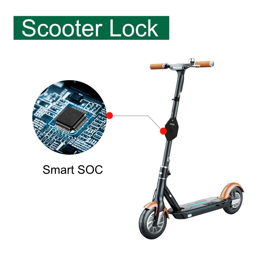 Partage de la serrure de scooter électrique pour le scooter déverrouillé par code QR Scan avec suivi GPS et système d'alarme antivol