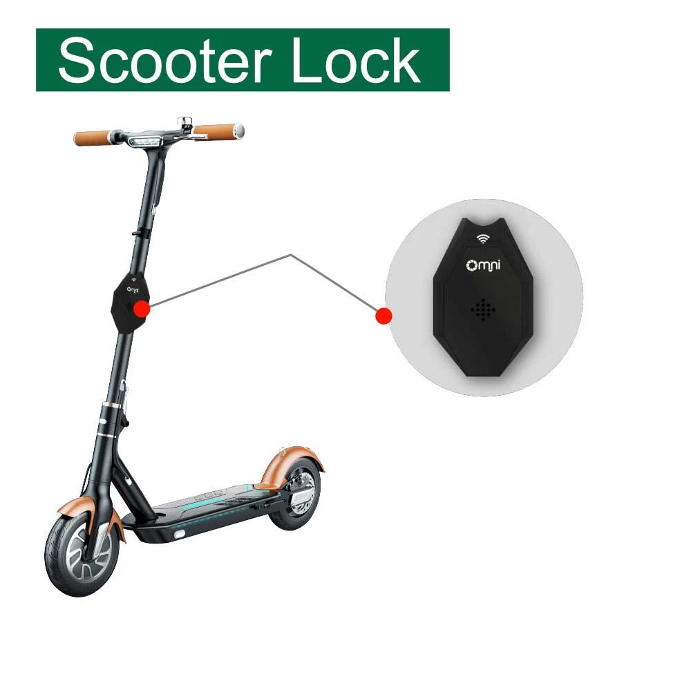 Compartilhamento de bloqueio de scooter elétrico para scooter desbloqueado por código QR de digitalização com rastreamento por gps e sistema de alarme anti-roubo