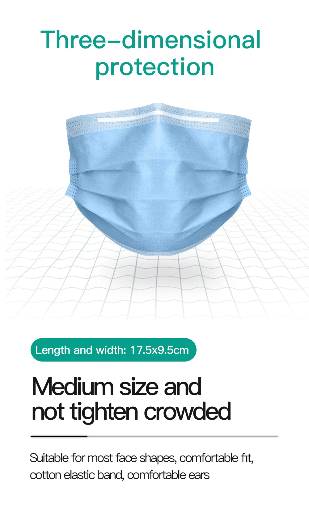 face mask Medical Mask, Disposable Surgical Face Masks Air Pollution Protection