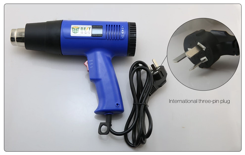 Hot Air Gun Factory Hot Blower LED Display Temperature Adjustable BEST-8016