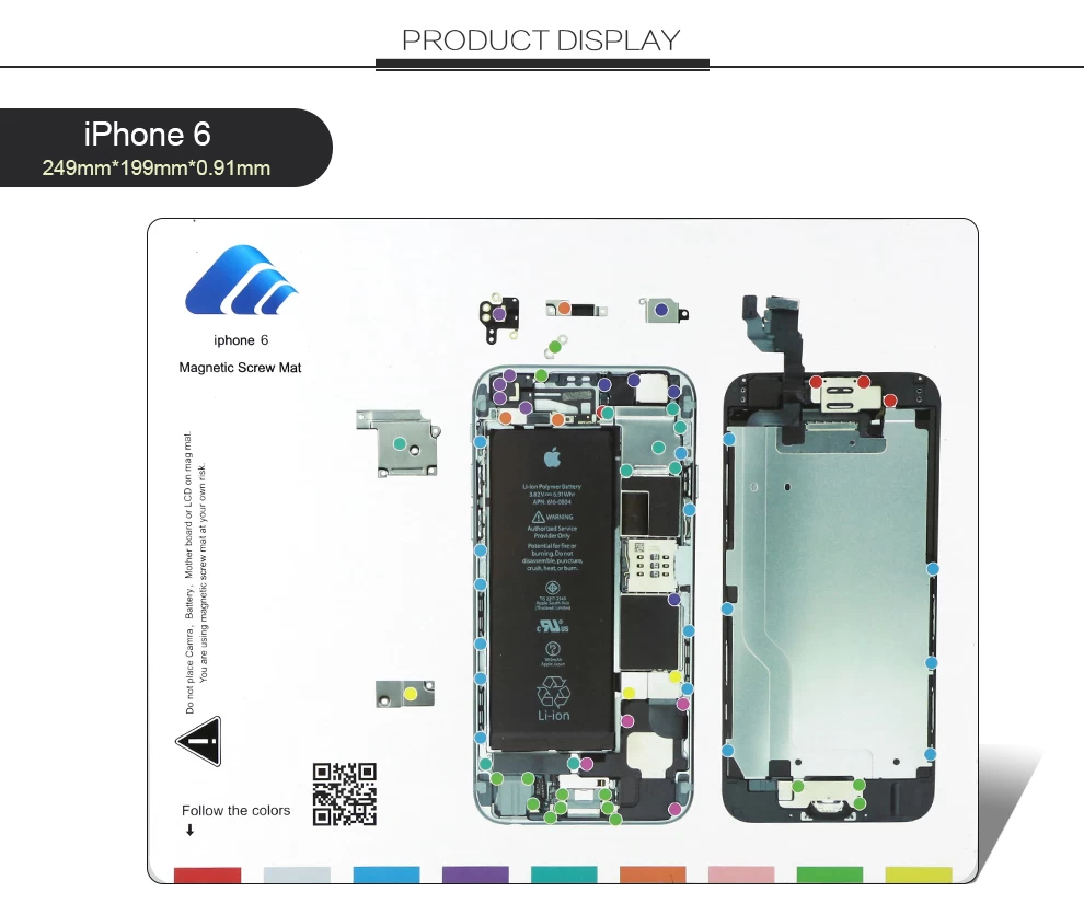 iPhone 6s Plus Magnetic Screw Mat