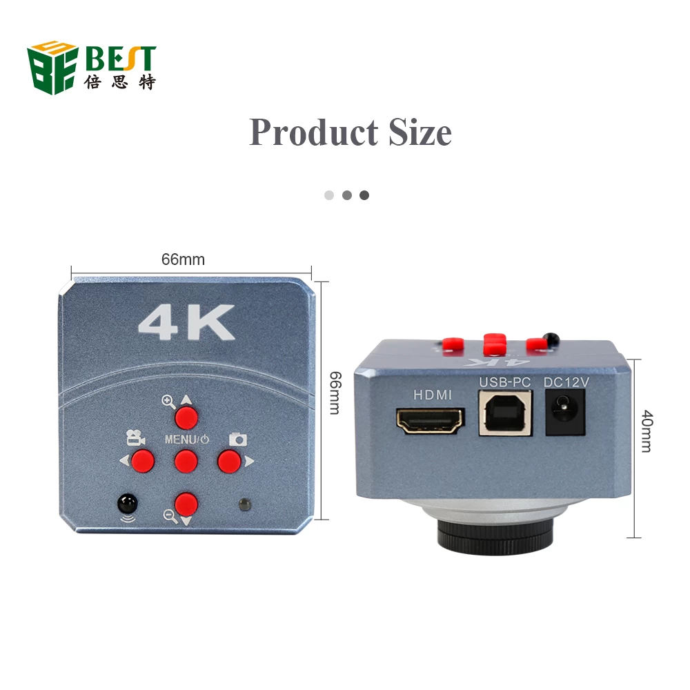 2022新型超高清4K 1080P USB HDMI数字显微镜摄像机工业实验室检测图像采集视频录像机