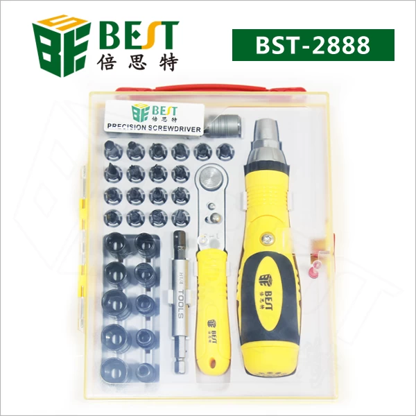 35 Pcs in 1 Wholesale Screwdriver Set with Magnetic Box Packing BST 2888