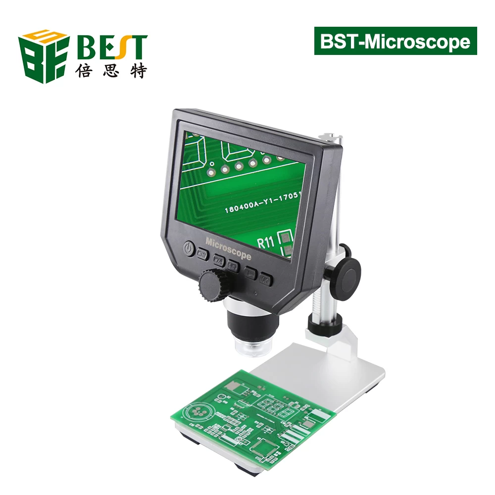 Microscope électronique 600X Digital pour la réparation de carte mère de carte PCB