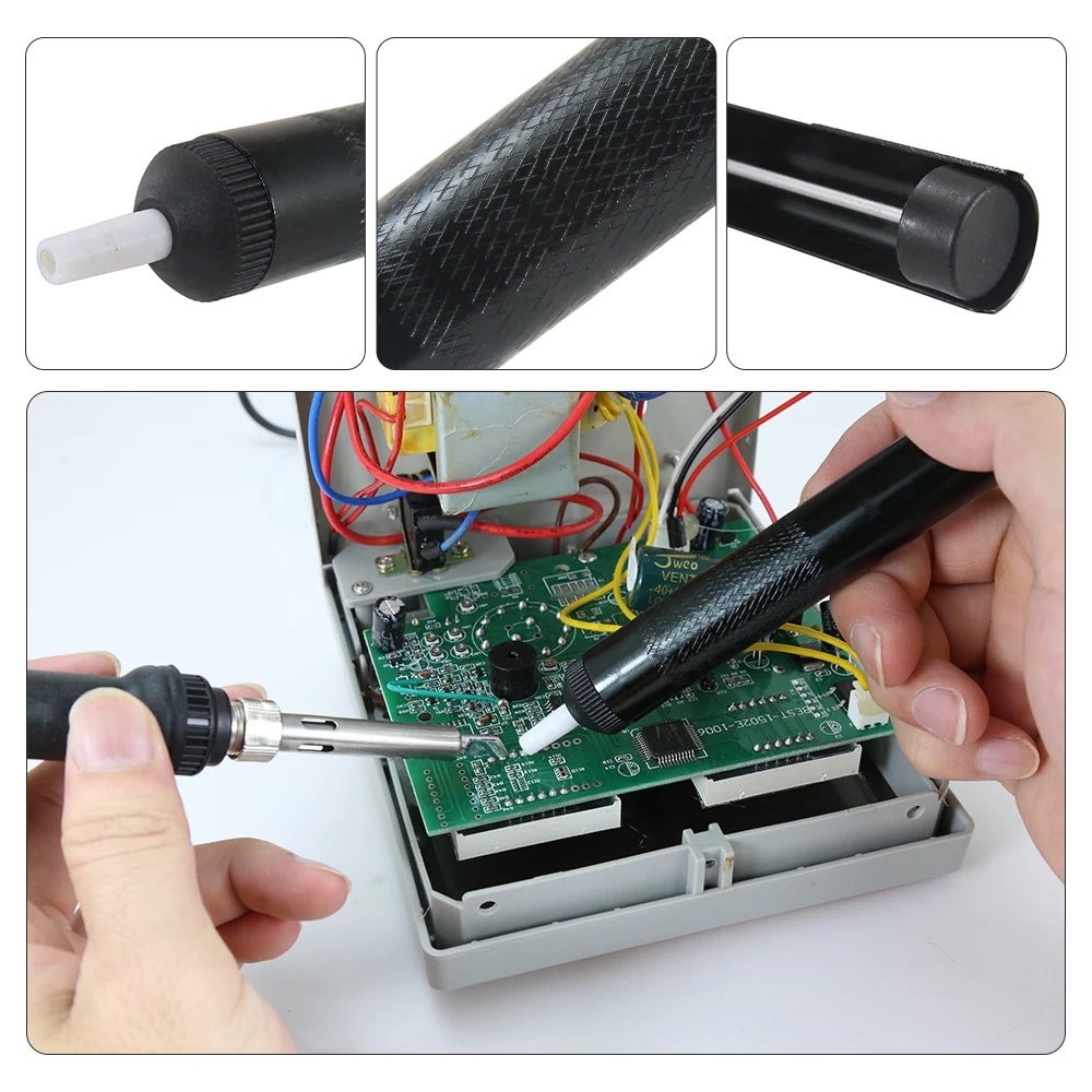 BEST-018 Professional Solder Sucking Desoldering Pump Tool Powerful Removal Vacuum Soldering Iron Desolver Removal Device