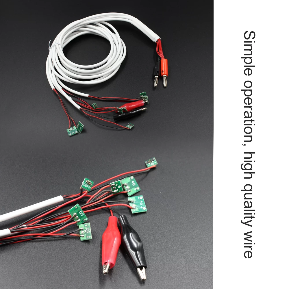 BESTE 8 in 1 Professionelle DC Stromversorgung Telefon Aktuelle Test Kabel für iPhoneX 8 7 6 Plus 5 S 5 4 S 4 Reparatur Werkzeuge