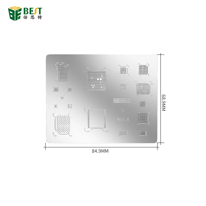 BEST A-11Stainless Steel Soldering Paste Mobile Phone BGA IC Reballing Stencil