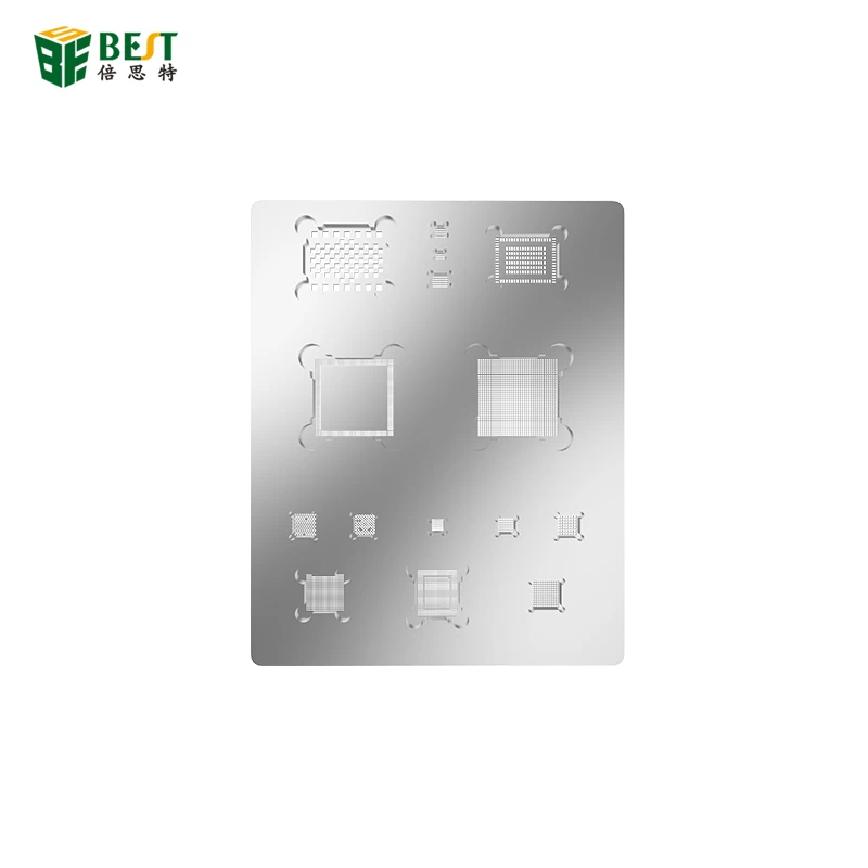 BEST-A9-High Quality Universal BGA IC Chip Stencils Heated Template Reballing Stencil for iphone 6 6P