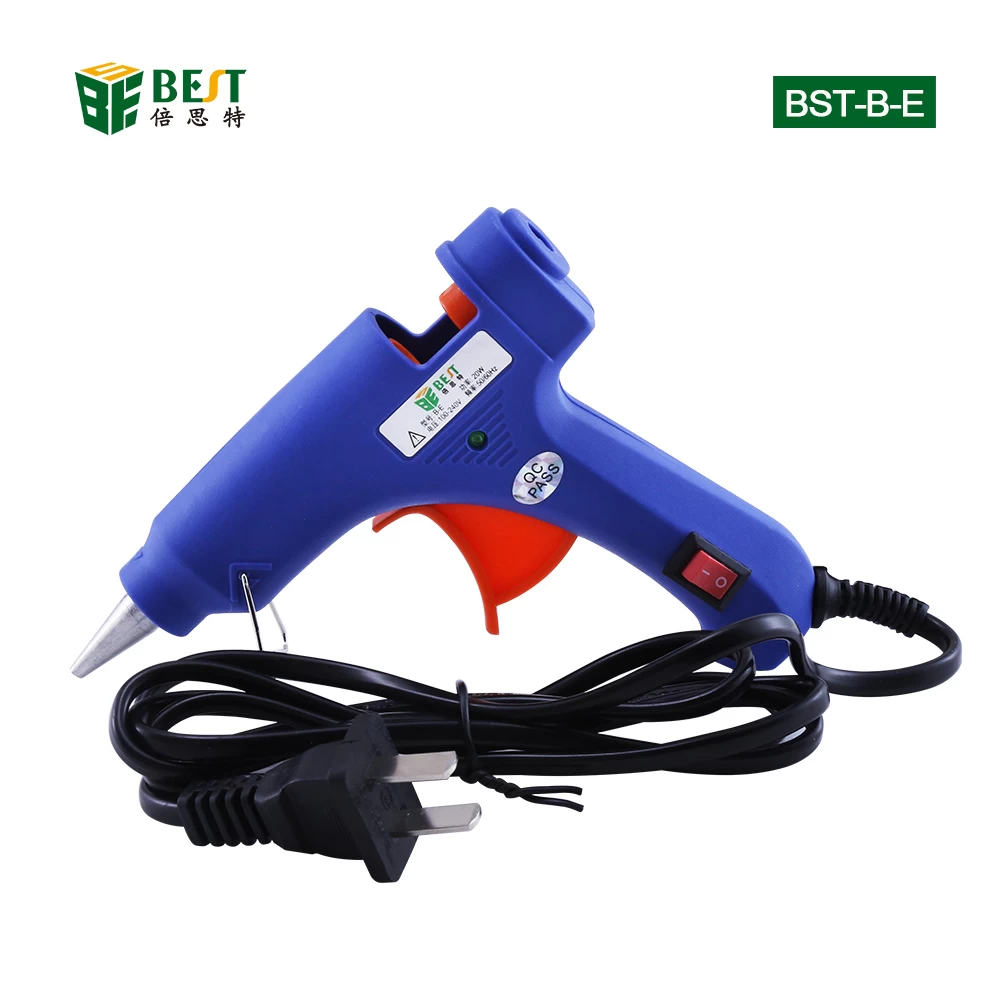 BEST-B-E 20W Hot Melt Glue Gun with Switch