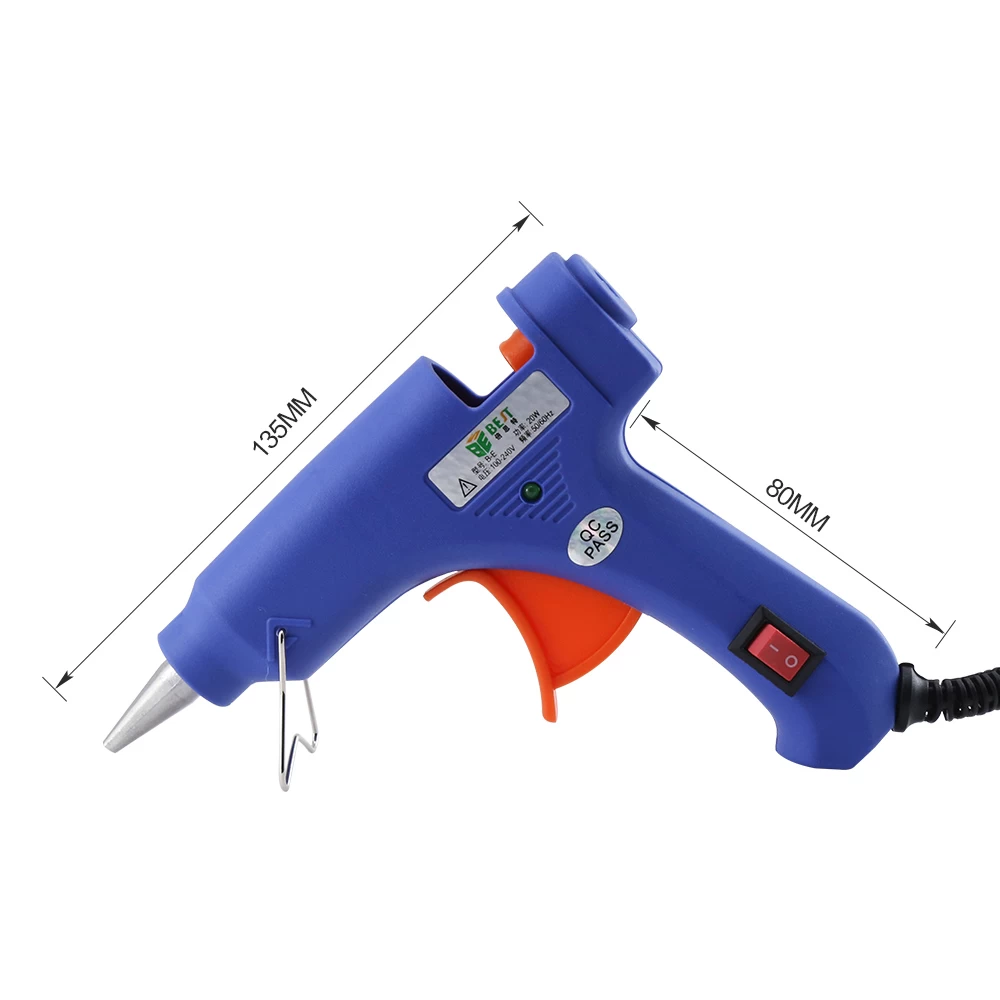 BEST-B-E 20W Hot Melt Glue Gun with Switch