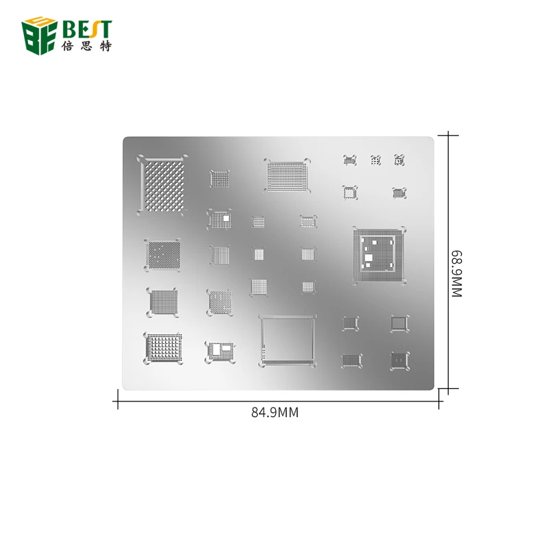 BEST High Quality 3D universal BGA Stencils for Iphone XS XS Max XR Directly Heated A12 mobile phone BGA ic Reballing Stencil
