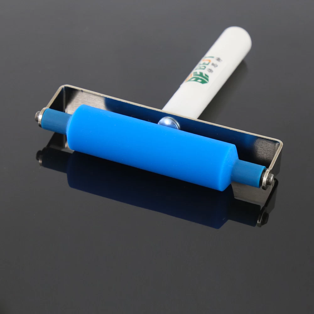 BEST-S6 LCD Laminating OCA Anti-static ABS Handle Manual Silk Screen Stretcher Cell Phone Soft Silicone Screen Roller