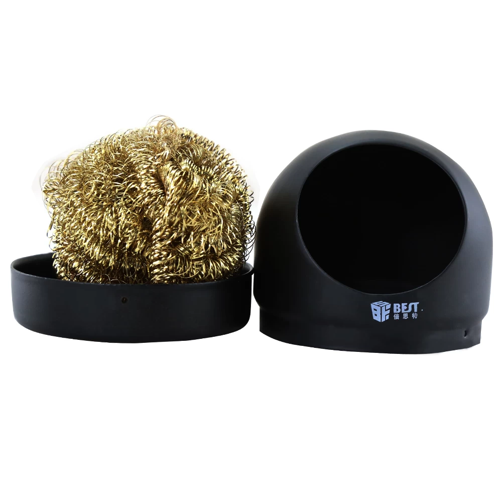 MEILLEUR pointe de fer à souder nettoyer la boule Remover Wire Sponge Scrubber Ball Steer Wire Ball