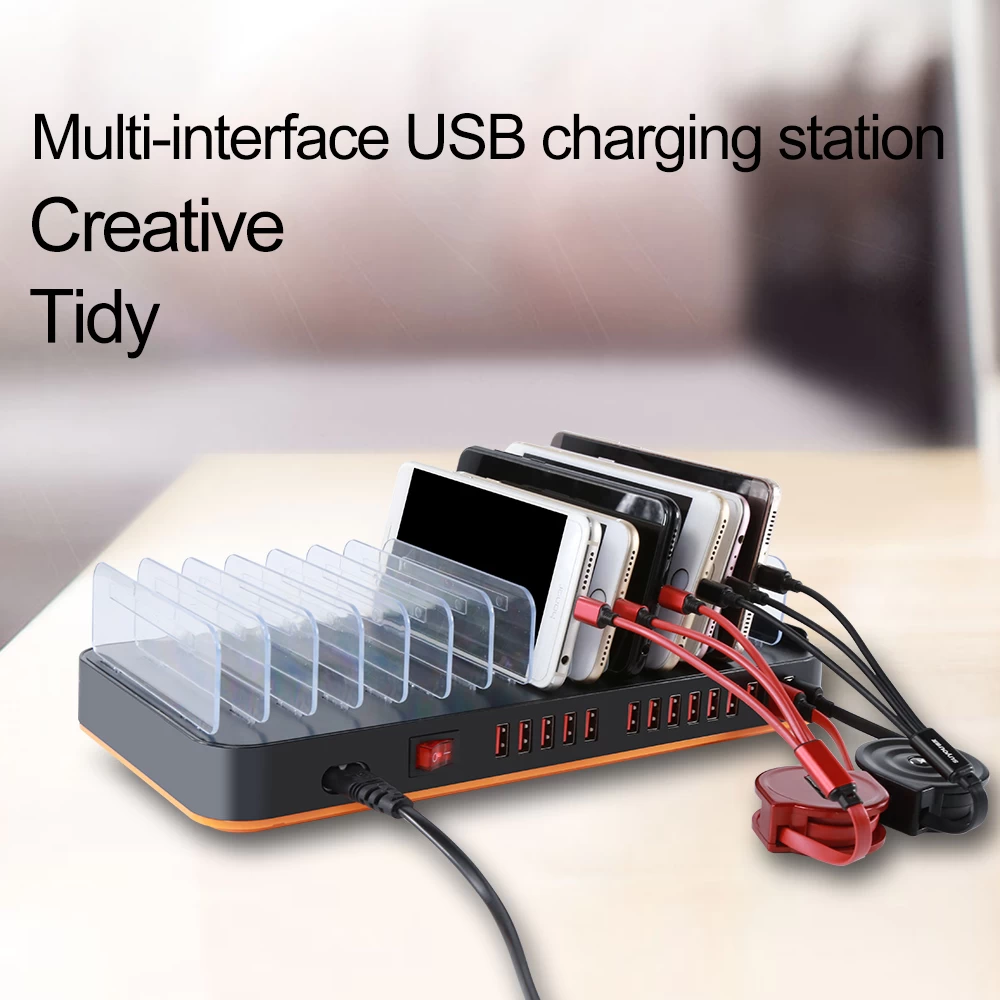 最佳USB充电站15端口充电器站多设备充电器通用iPhone手机Android平板电脑