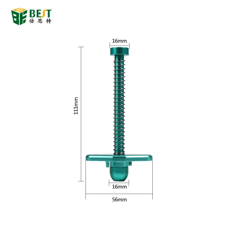 BST-012 Spring return force iron rod and multi-class universal aluminum alloy syringe push rod for solder flux