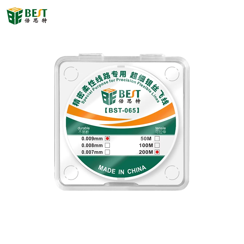 BST-065 hoher Anti-Interferenz-Präzisions-Mobiltelefonreparatur Fliegerline Ultra-Fine Silber Flying Draht PCB-Kabelreparatur-CPU-Supplement
