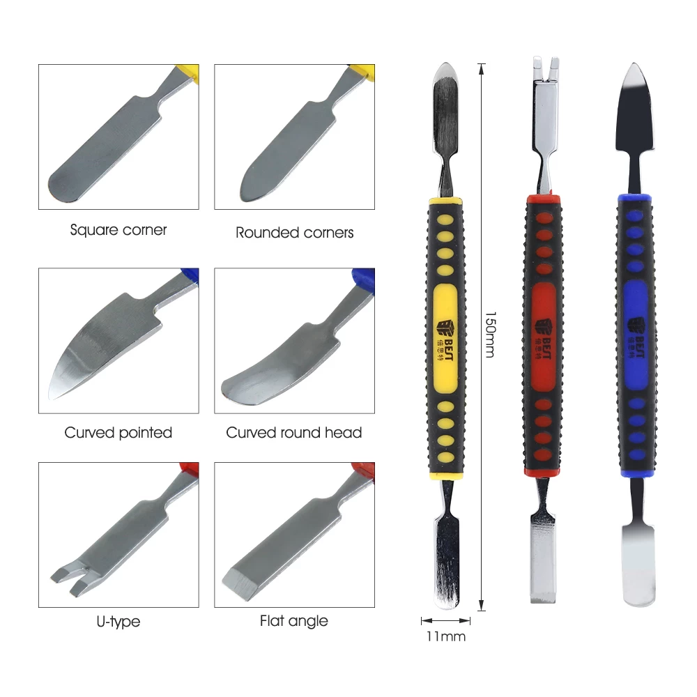 BST-119 Magnetic Screwdriver Set, Removable, Mobile Phone Repair Kit with Spudger Prying Tool