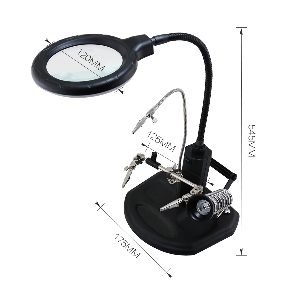 BST-308L Magnifier with auxiliary clip