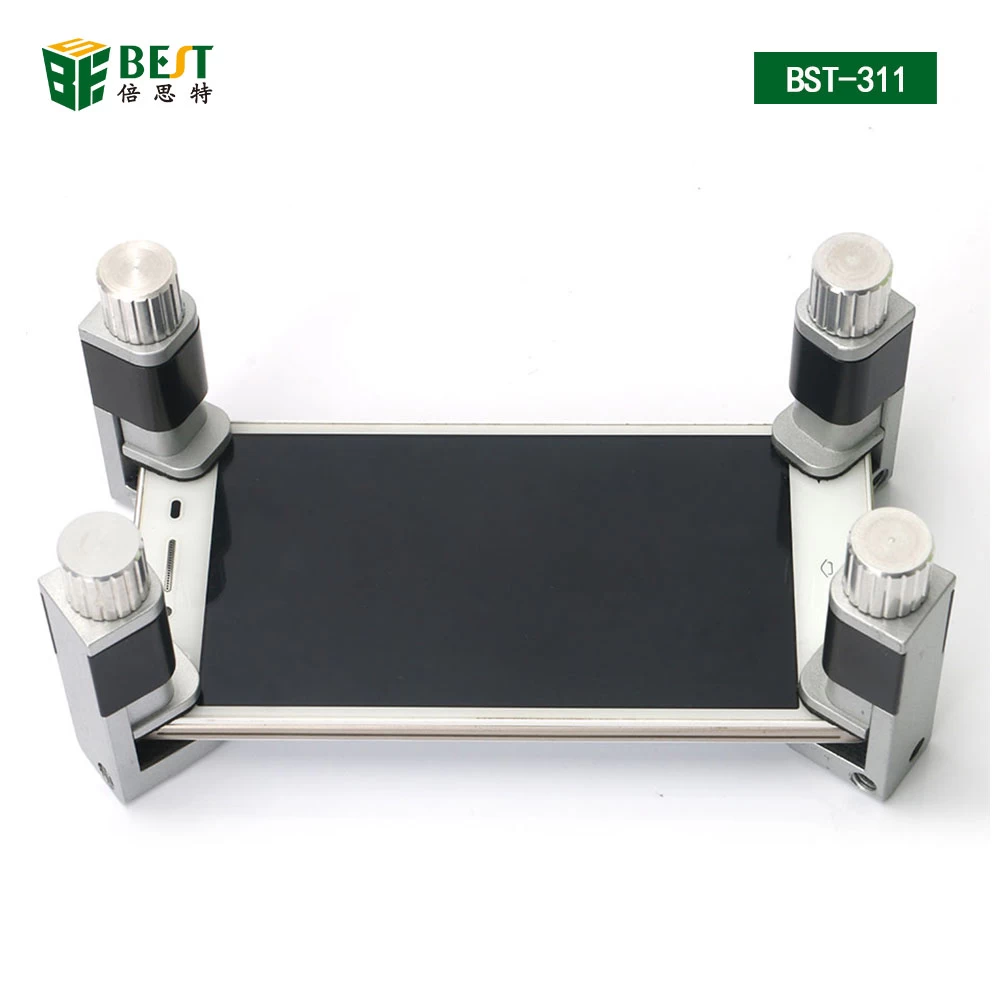 BST-311 4pcs/lot可调塑料夹夹具，用于iPhone三星iPad平板手机维修工具包的液晶屏固定夹