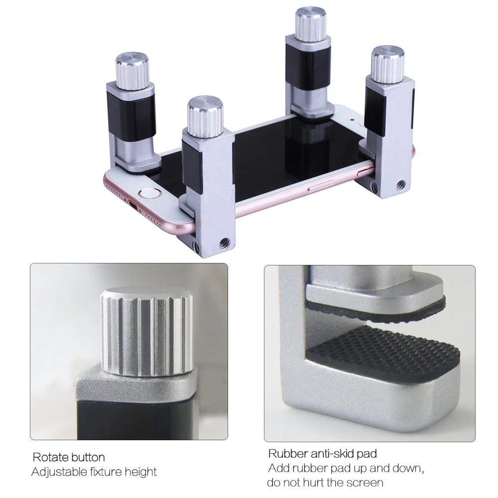 BST-311 4pcs/lot adjustable plastic clip fixture for LCD screen clips for iPhone Samsung iPad tablet phone repair kit