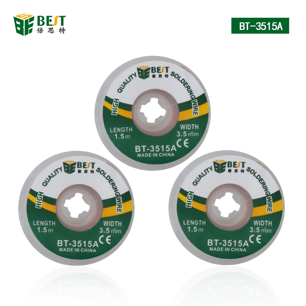 BST- 3515A soldering wick Desoldering Braid Solder Wire 3.5mm Suction-line1.5m Length Wick/Soldering Accessory
