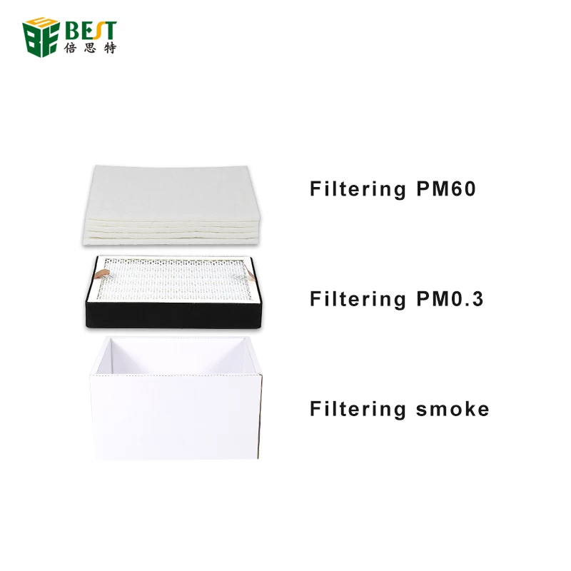 BST-495 filter Exhaust Industrial Purifying Instrument Soldering Smoke Fume Extractor for Laser Separating Machine