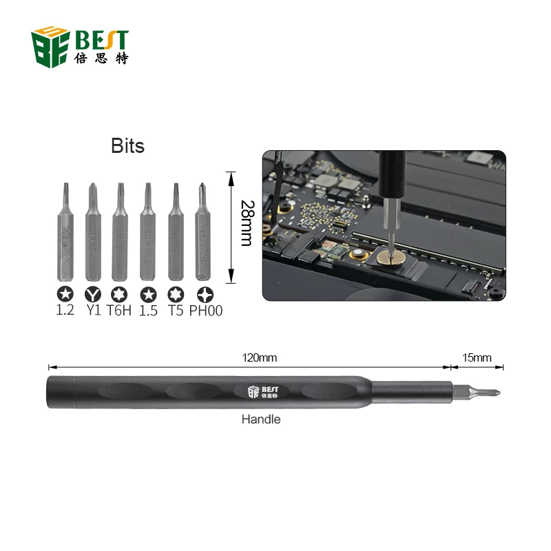 BST-502 Multifunctional precision convenient disassembly tool kit set for macBook pro/air to solve dissassembly problem easier