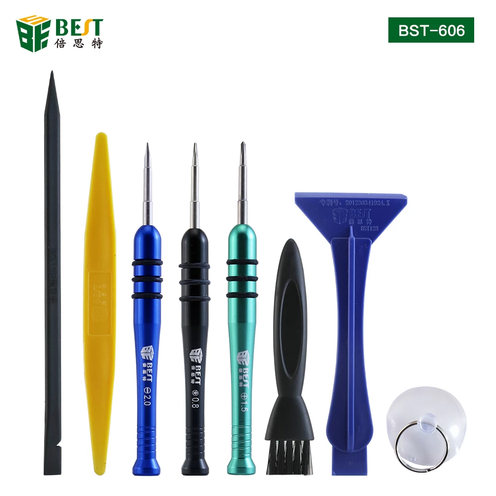 BST-606 cell phone prying tool reparing tools mobile Openning repairing tool kit for iphone4/4s 5/5s