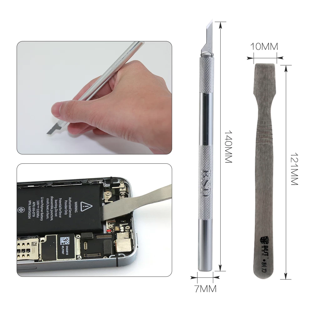 BST-608 zerlegen Werkzeuge mobile Openning Reparatur Werkzeug Kit für iphone4 / 4s 5 / 5s