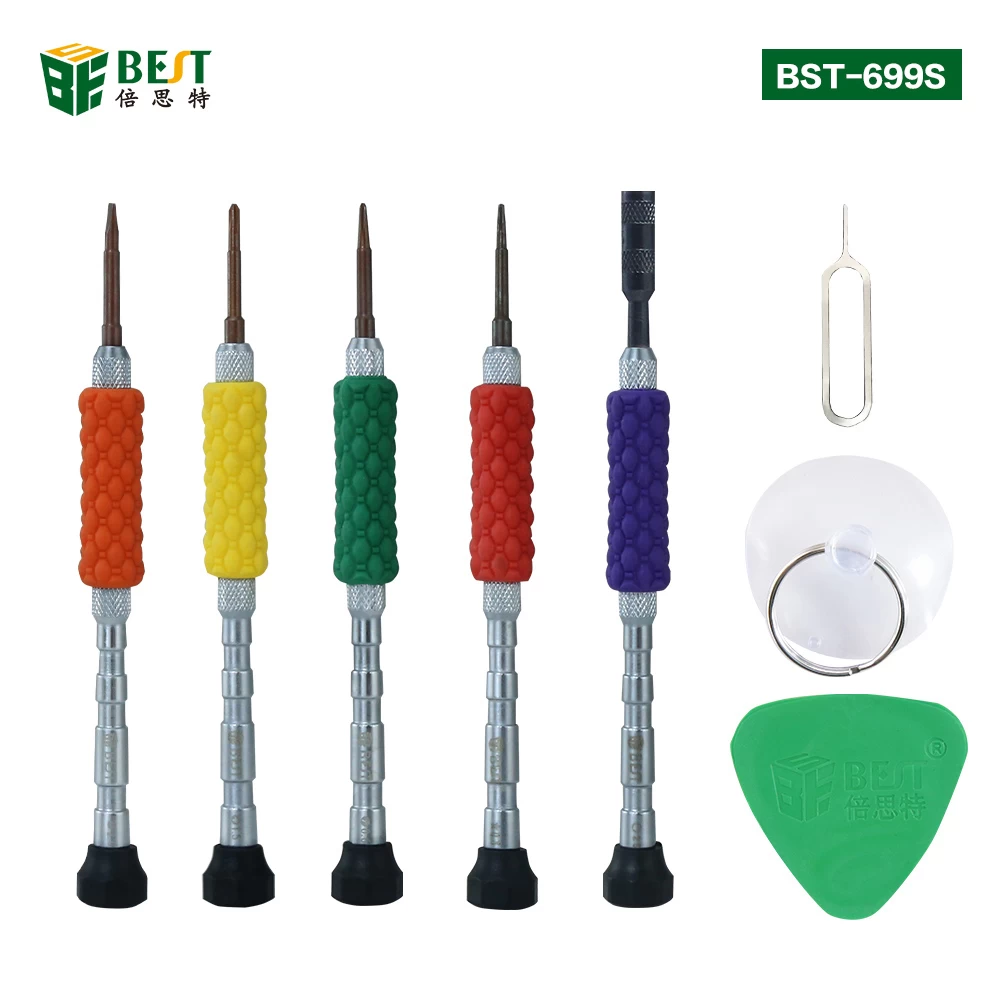 BST-669 Cell phone repairing tools precision mini screwdriver set for all iphone series