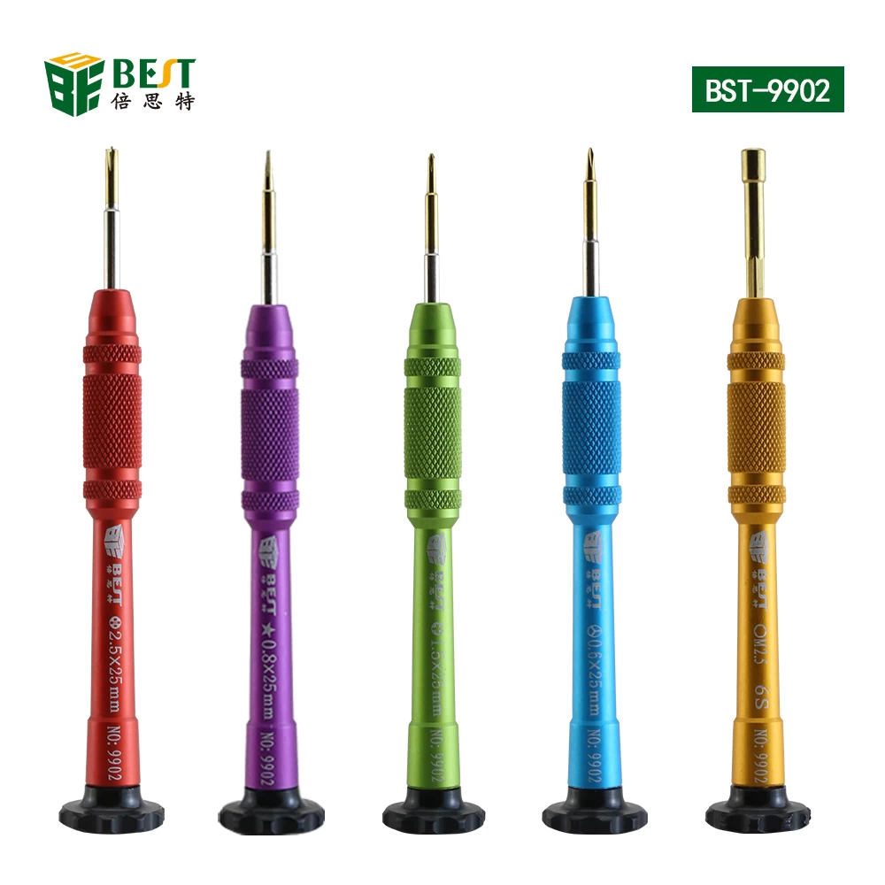 BST-9902S  Free shipping 5 in 1 New arrival Precision Screwdriver Set for iPhone 7 Opening Repair Tools Kit