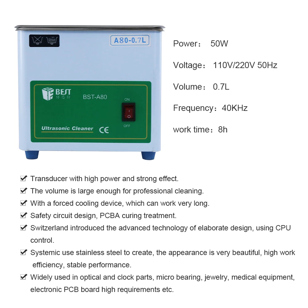 BST-A80 Qualitätssicherung OEM-Ultraschall-Unterlegscheibe für chirurgische Instrumente