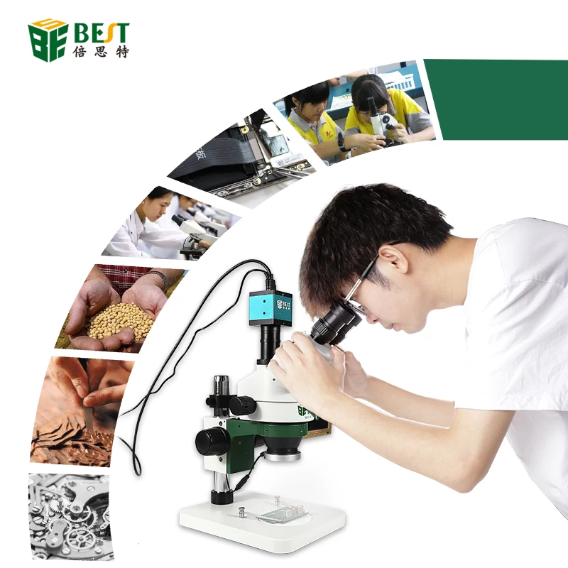 BST-X6-II Stereo Microscope Trinocular version can be connected to the camera display - second generation