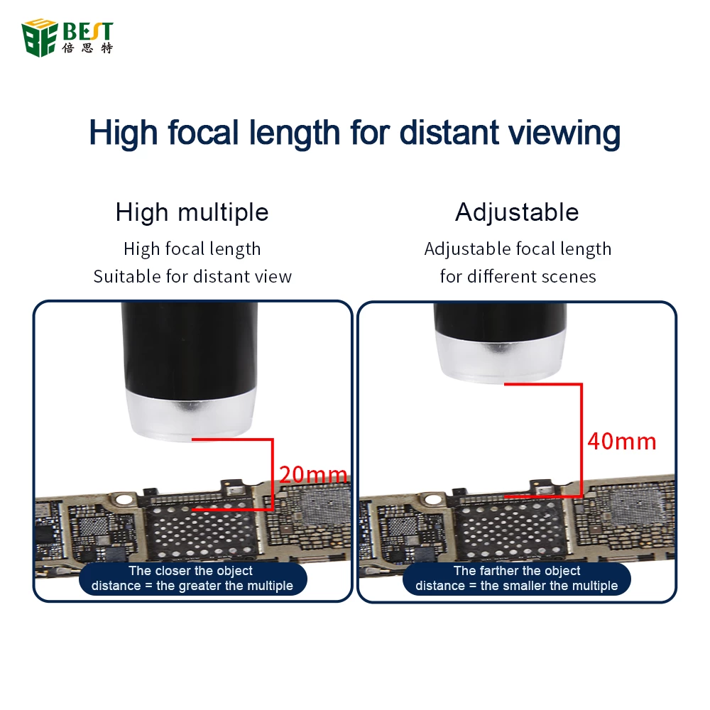 BST-X9 1200万像素高清带屏工业显微镜维修数码显微镜 精密测量高频变焦多种输出方式