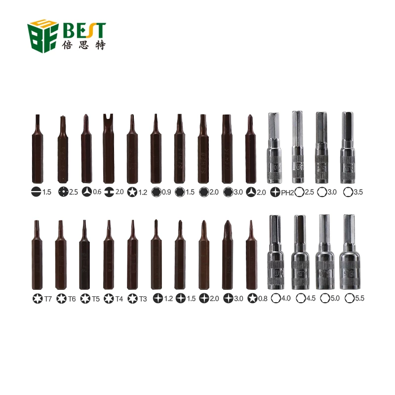 Cell Phone Repair Tool Kit  Preision Screwdriver Set S2 Top Quality BST-8922