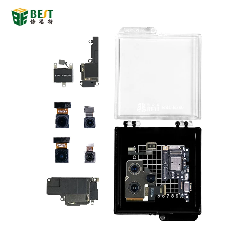 BESTOOL 760High quality ESD storage Boxes Clamshell Case CPU Component Box For Intel 775 1155 1156 0ther IC Protection Box