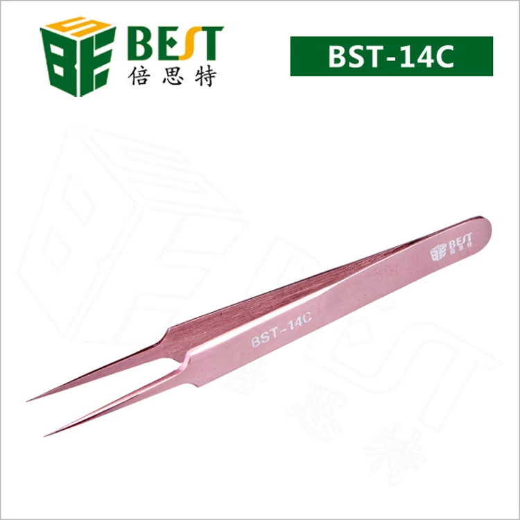 高品质的miscoelectronic修复防腐和抗酸色镊子BST-14C