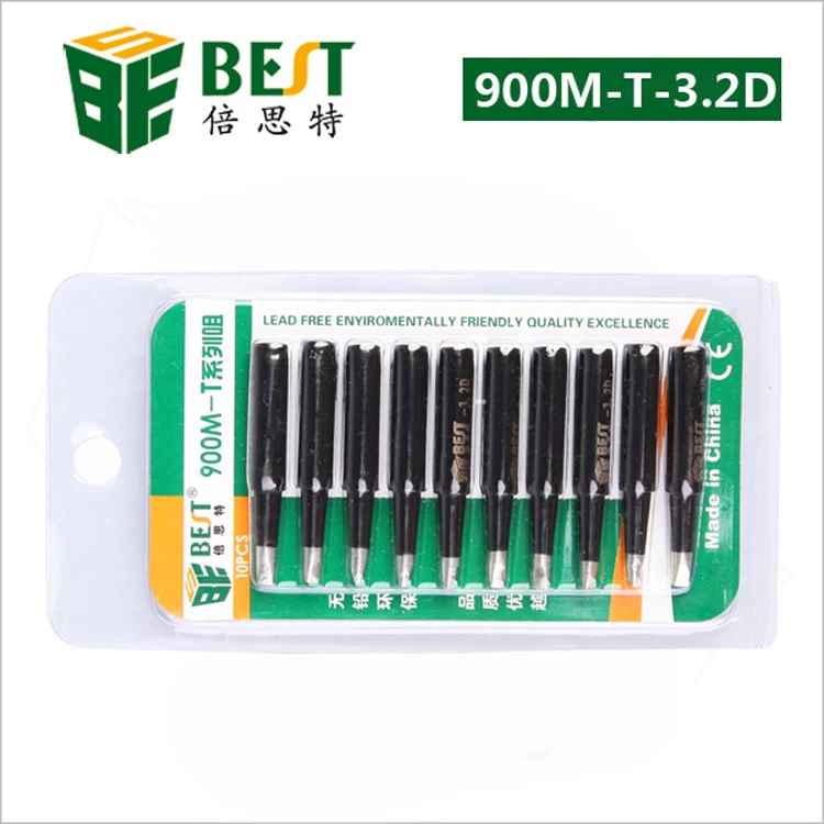 High quality silver soldering iron tips  welding tips BST-900M-T-3.2D