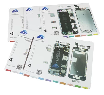 Tapis de vis magnétique pour iPhone 6 7 7 plus Guide de travail Pad Outils de plaque professionnels pour iPhone 5s 6s 6 plus Tableau de réparation de téléphone portable