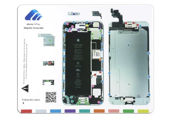 Tapis de vis magnétique pour iPhone 6 7 7 plus Guide de travail Pad Outils de plaque professionnels pour iPhone 5s 6s 6 plus Tableau de réparation de téléphone portable