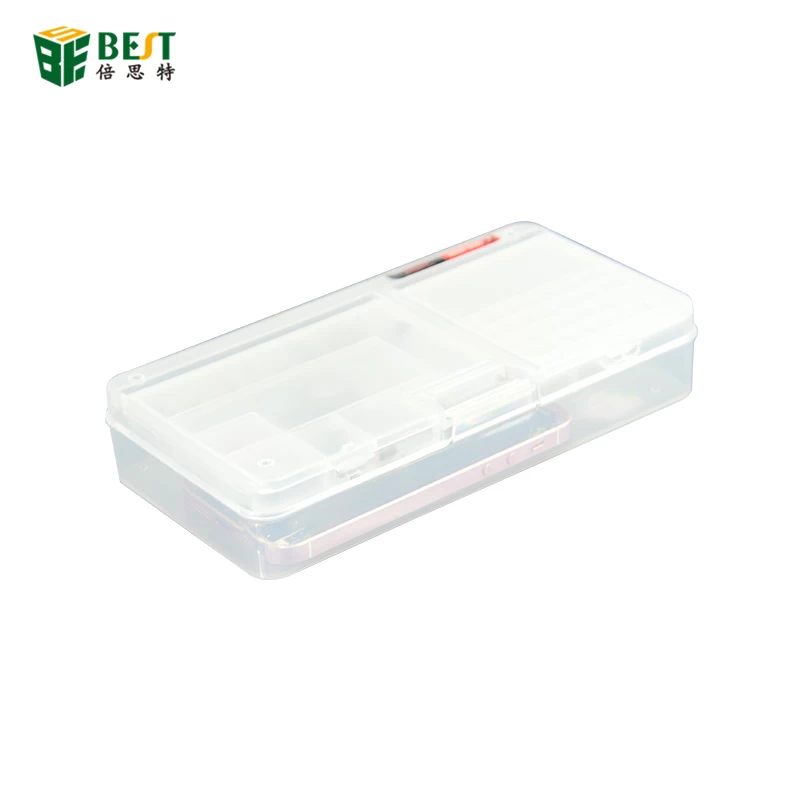 BEST -W203 iPhone multi-function storage box LCD screen motherboard IC chip assembly screw manager container mobile phone repair tool