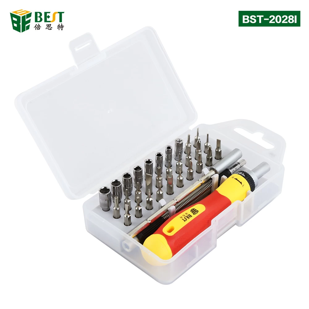 New Arrival Screwdriver Set Precision Tools Screwdriver Set for Reparing Mobile Phones, Computers and Laptops BEST-2028I