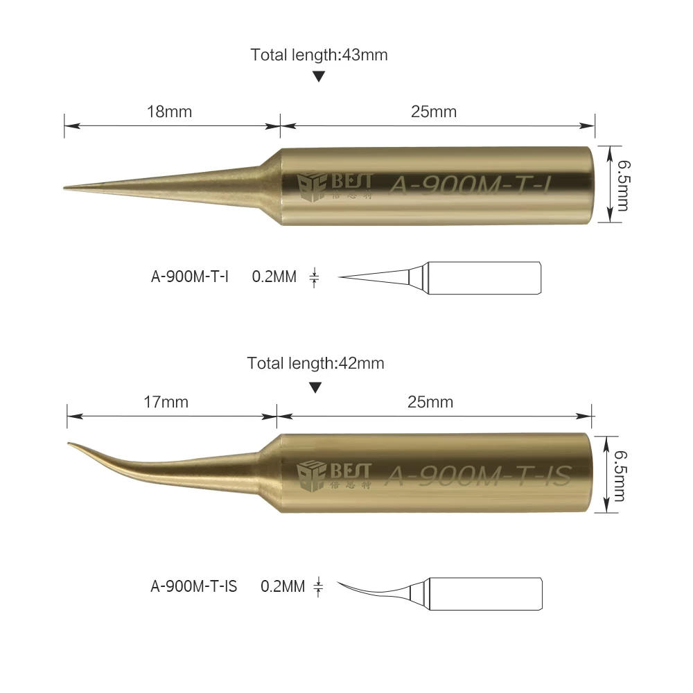 New fine iron BST-A-900M-T Series Lead Free Series Soldering Tip