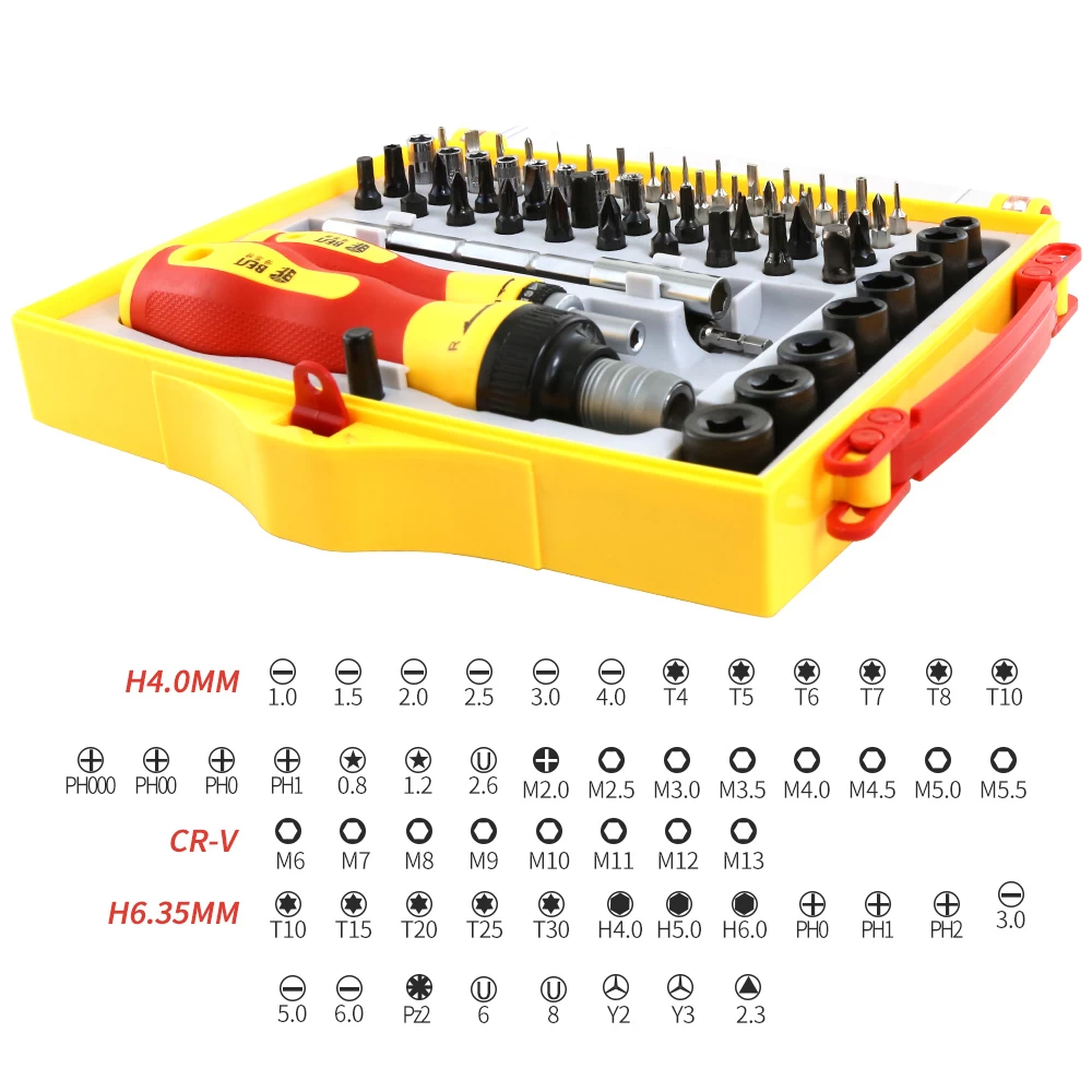 Precision Tools Screwdriver Set for Reparing Mobile Phones Computers and Laptops BEST 2028B