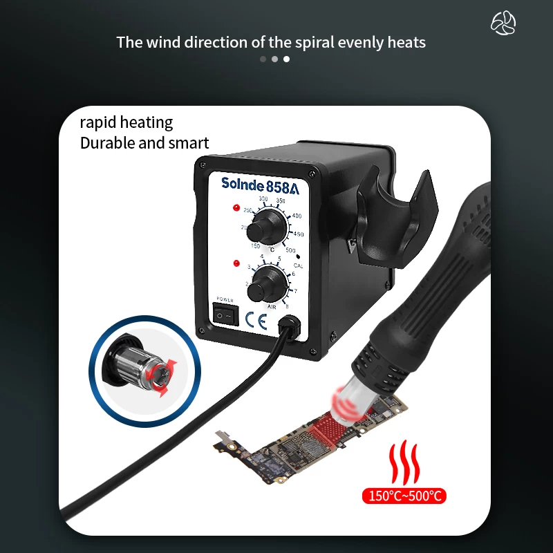 SLD-858A Präzisionskontrolle für warme Schweißscheiben Automatische Schlafmobile Wartungsschweißschweißscheldleistung für Mobiltelefone