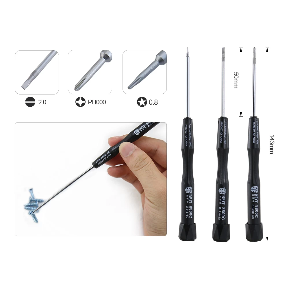 Spudger Phillips 5 stars screwdriver repair tools for iphone 4 5 6 BST-605