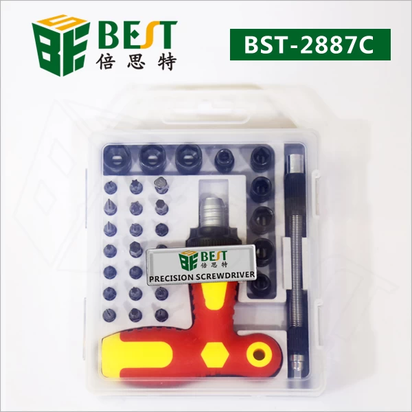 Wholesale Dual drive 33 Pcs in 1 Screwdriver Set for Mobile Phone BST 2887C